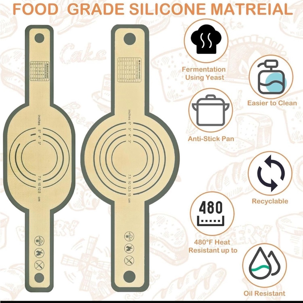 New Silicone bread sling Dutch oven liner,